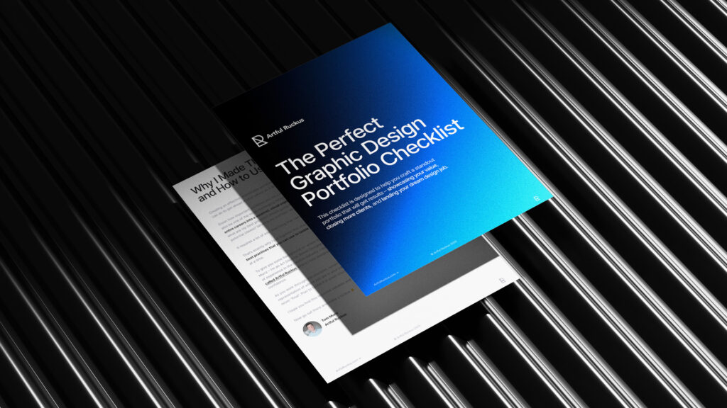 The Perfect Graphic Design Portfolio Checklist - Artful Ruckus - 1920x1080